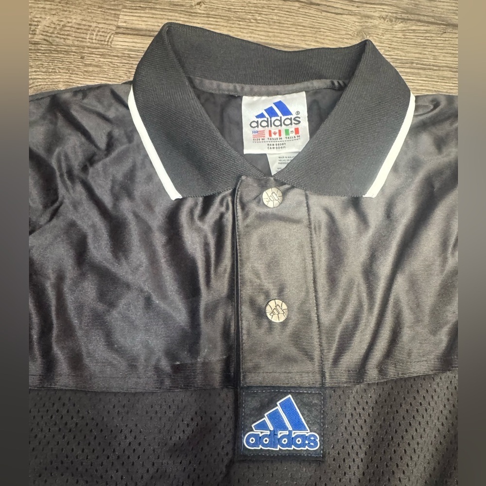 Adidas Black and Gray Polo Shirt - Picture 3 of 8